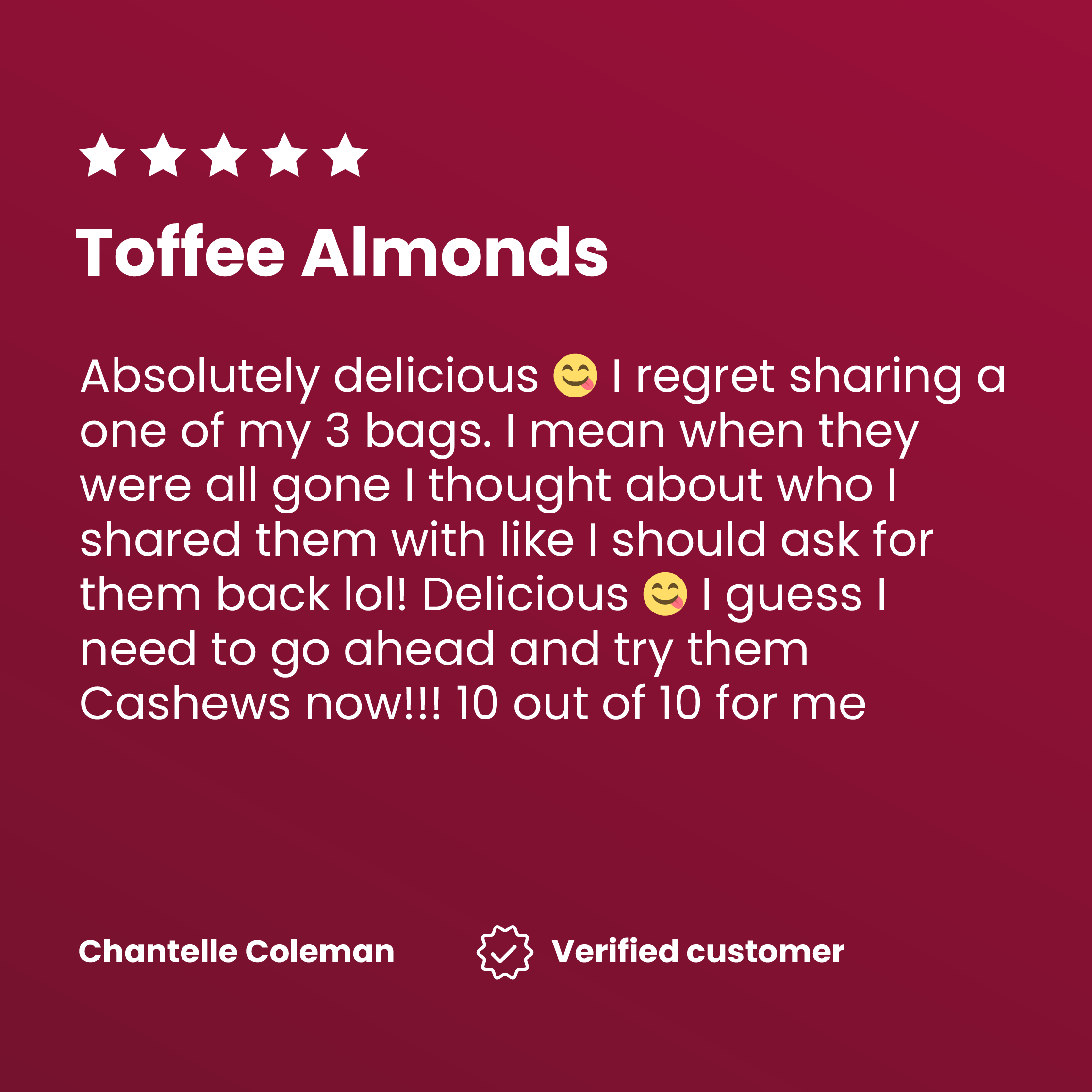 Butter Toffee Almonds