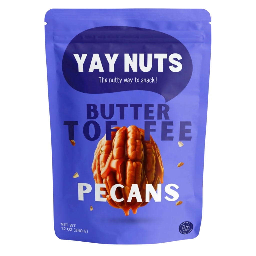 Butter Toffee Candied Pecans