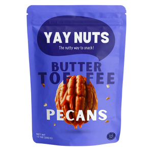Butter Toffee Candied Pecans