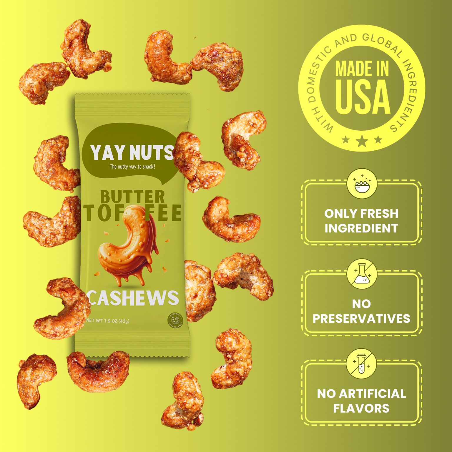 Butter Toffee Cashews