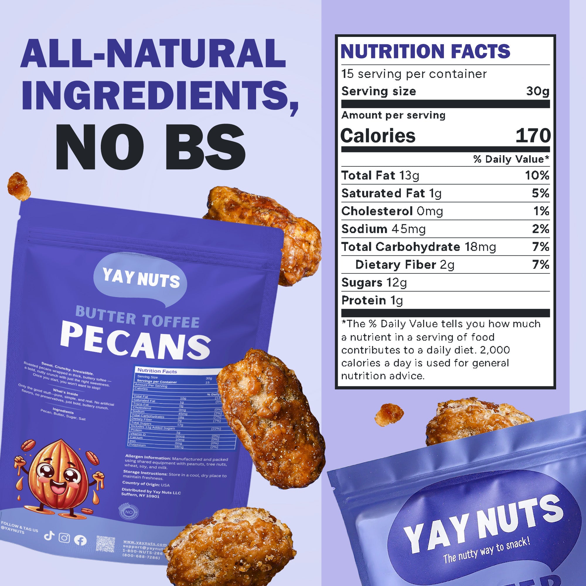 Butter Toffee Pecans