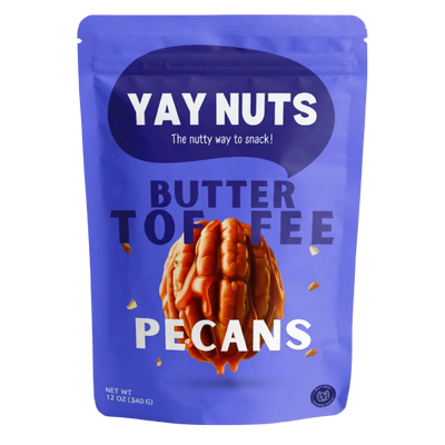 Butter Toffee Candied Pecans