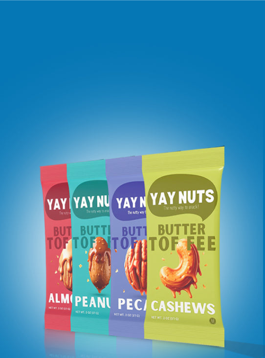 Butter Toffee Sampler Pack Rich buttery sweetness meets golden toffee crunch with a luxurious irresistible indulgence.