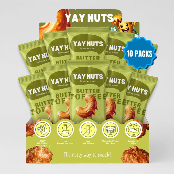Butter Toffee Cashews 10 Pack