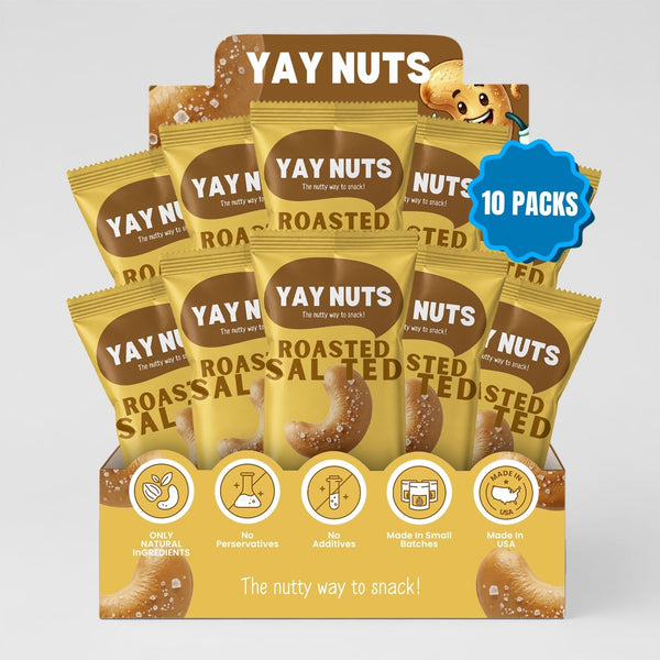 Roasted & Salted Cashews 10 Pack