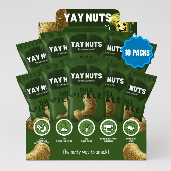 Dill Pickle Cashews 10 Pack