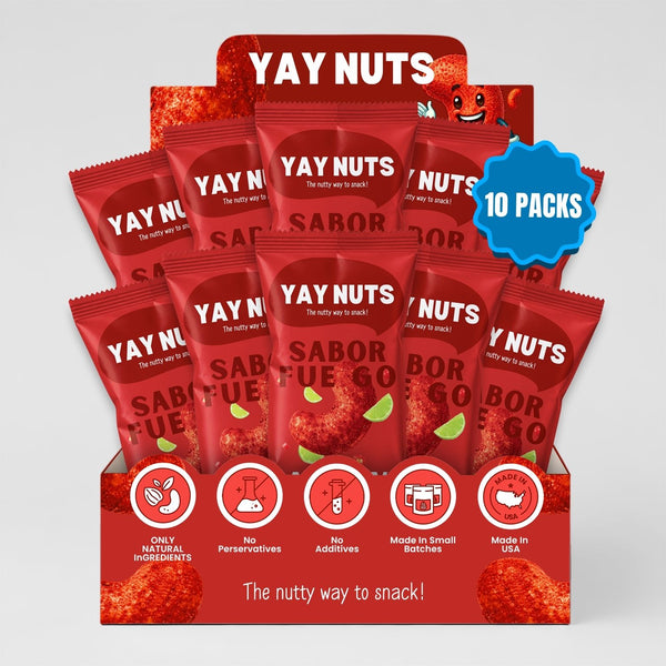 Sabor Fuego Cashews 10 Pack