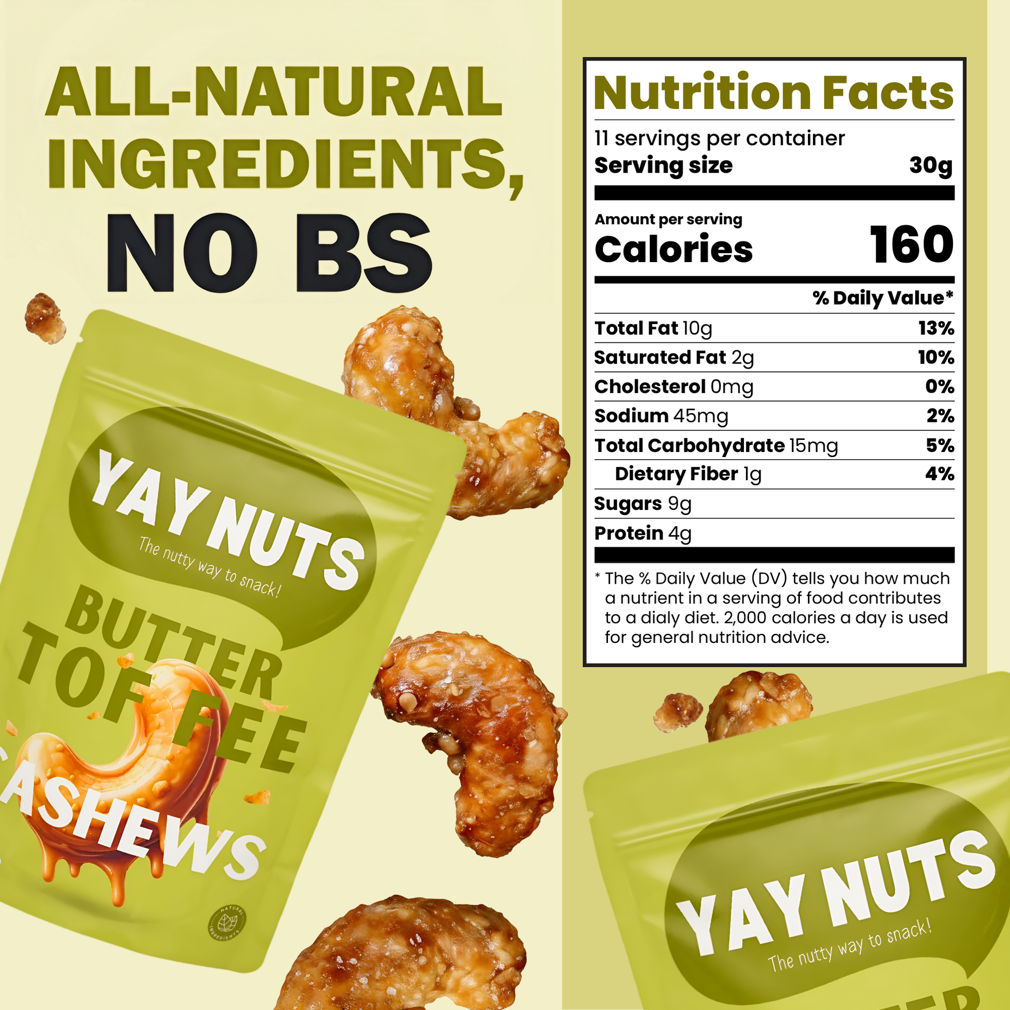 Butter Toffee Cashews