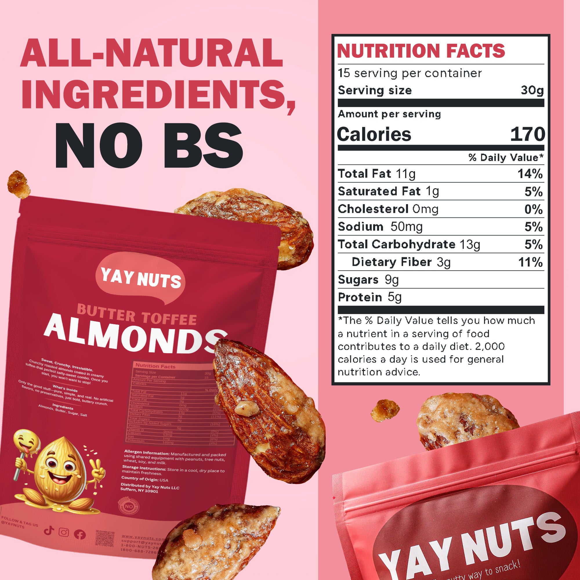 Butter Toffee Almonds