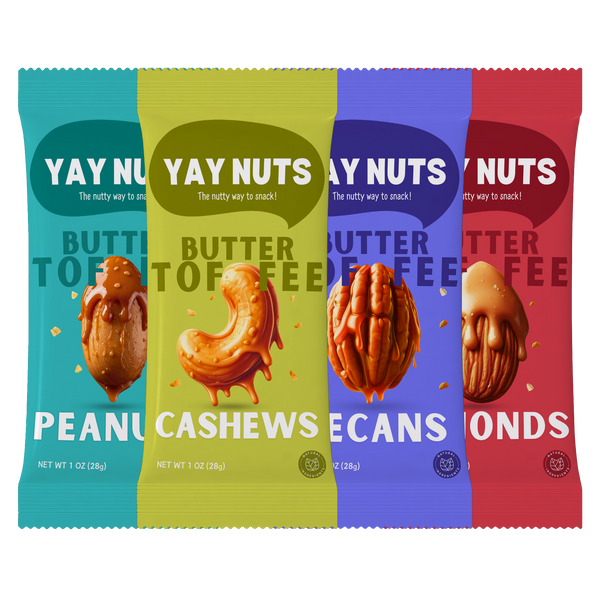 Yay Nuts Sampler Pack 4 - Flavors