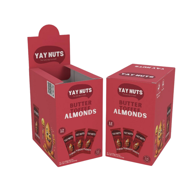 Butter Toffee Almonds 12-Pack Box